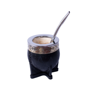 Mate Imperial Calabaza Liso con Bombilla