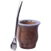 Mate de Algarrobo con Bombilla