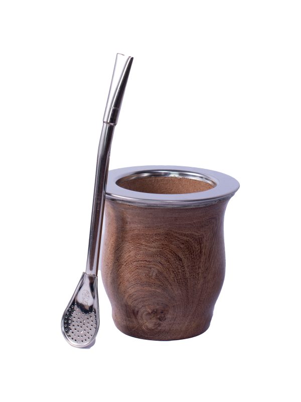 Mate de Algarrobo con Bombilla