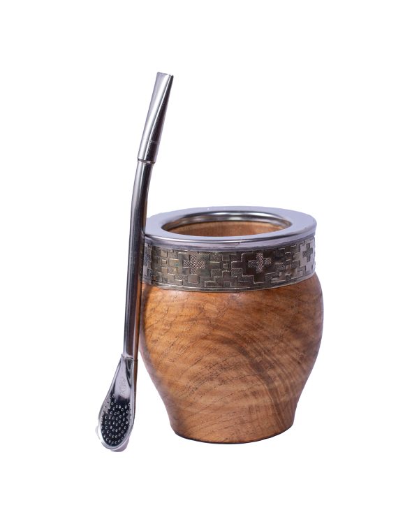 Mate Imperial de Algarrobo con Bombilla