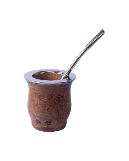 Mate de Algarrobo con Bombilla
